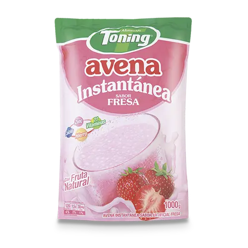 Avena Instantanea Toning Fresa 1000 g