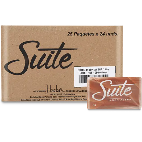 JABON BARRA SUITE AVENA 8GX24U