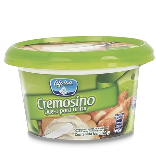 QUESO CREMA ALPINA PARA UNTAR 200G