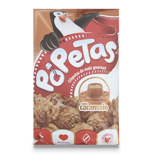 CRISPETAS POPETAS CARAMELO 165G