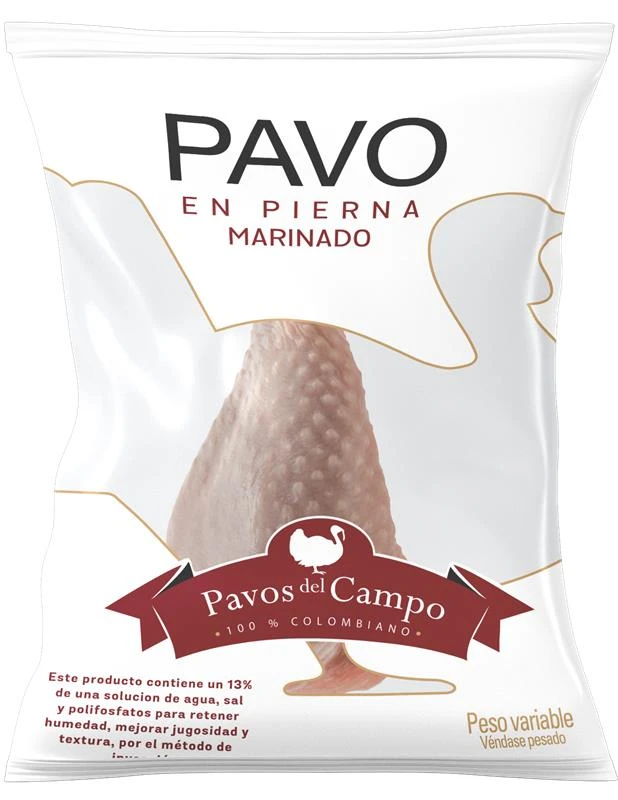 Pierna Pavos Del Campo Marinado Congelado Kg