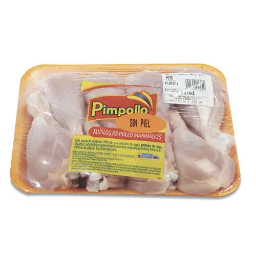 Muslo Sin Piel Pimpollo Marinado Refrigerado Bandeja Kg