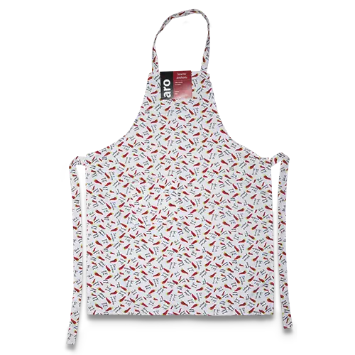 DELANTAL ARO ANTIFLUIDO ESTAMPADO TALLA U