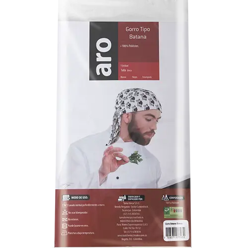 GORRO BATANA ARO BLANCO
