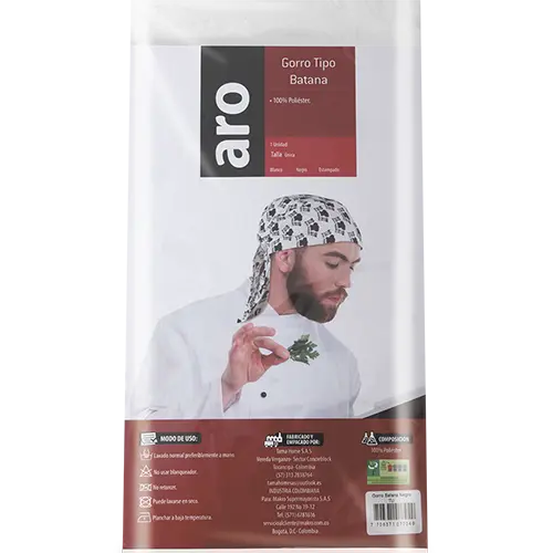 GORRO BATANA ARO NEGRO