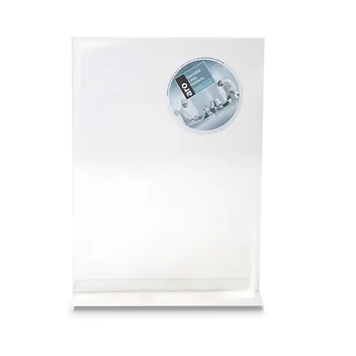 PORTA MENU ARO PARA RESTAURANTE ACRILICO 20X28CM