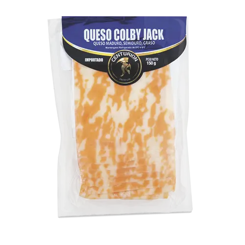 QUESO CENTURION COLBY JACK TAJADO X 150G
