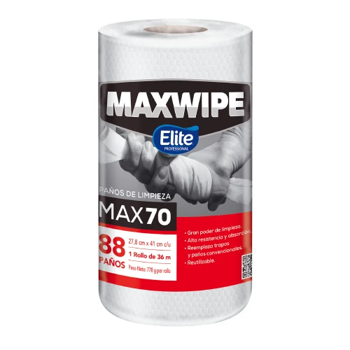 PAÑO MULTI ELITE MAXWIPE X70 88 PAÑOS