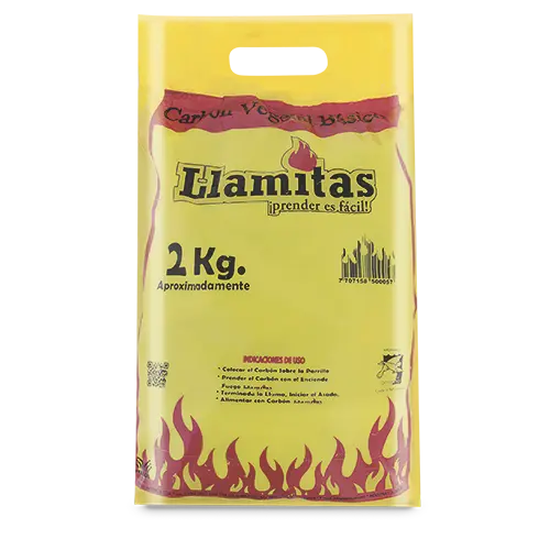 CARBON VEGETAL LLAMITAS ECONOMICO 2KG