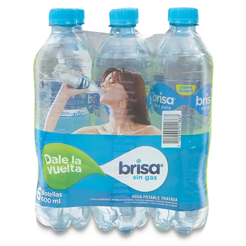 AGUA BRISA 600ML X 6U