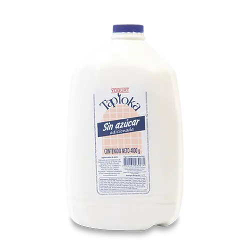 YOGURT TAPIOKA SIN AZUCAR GARRAFA 4000G