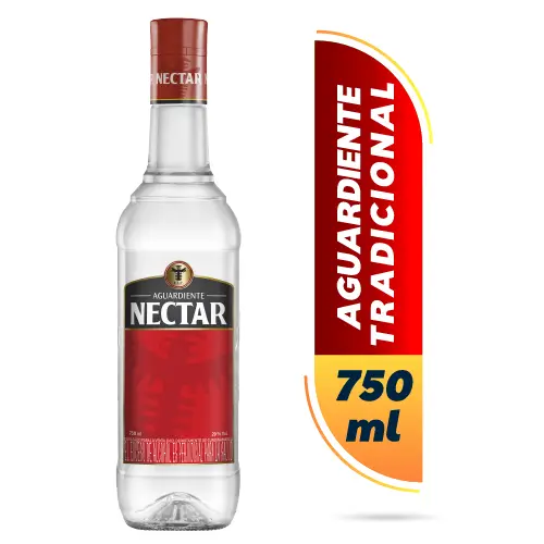 AGUARDIENTE NECTAR ROJO BOTELLA 750ML
