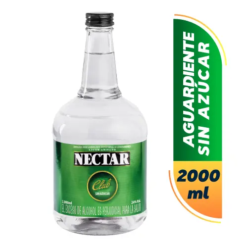 AGUARDIENTE NECTAR CLUB GARRAFA 2000ML