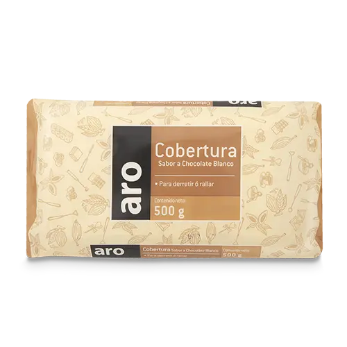 COBERTURA ARO SABOR CHOCOLATE BLANCO 500G