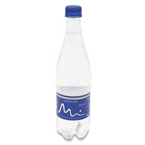 Agua Manantial Con Gas 600 ml