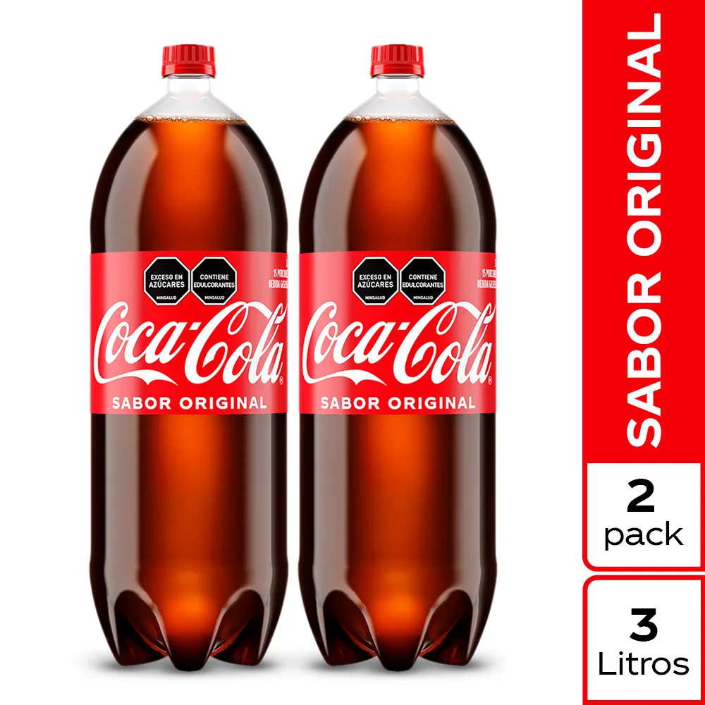 GASEOSA COCACOLA PET 3LX2U