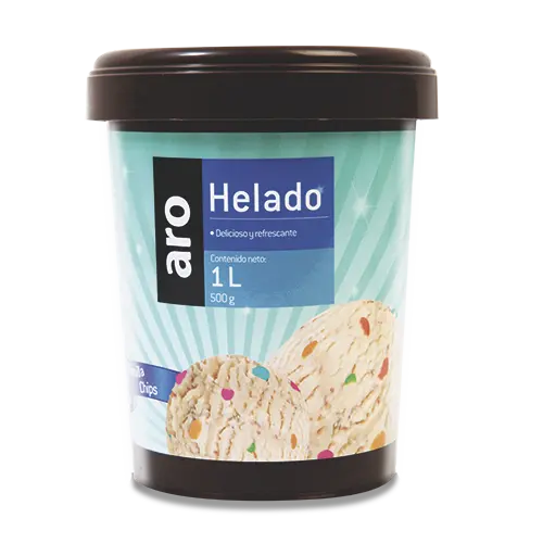 HELADO ARO VAINILLA CHIP 1L