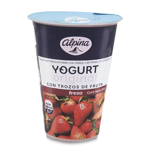 YOGURT ORIGINAL ALPINA FRESA 200G
