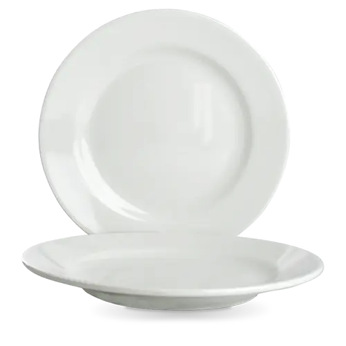 PLATO CORONA PANDO AMERICANA BLANCO 27CM
