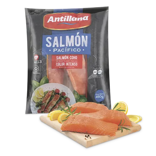 FILETE DE SALMON PACIFICO ANTILLANA 450G