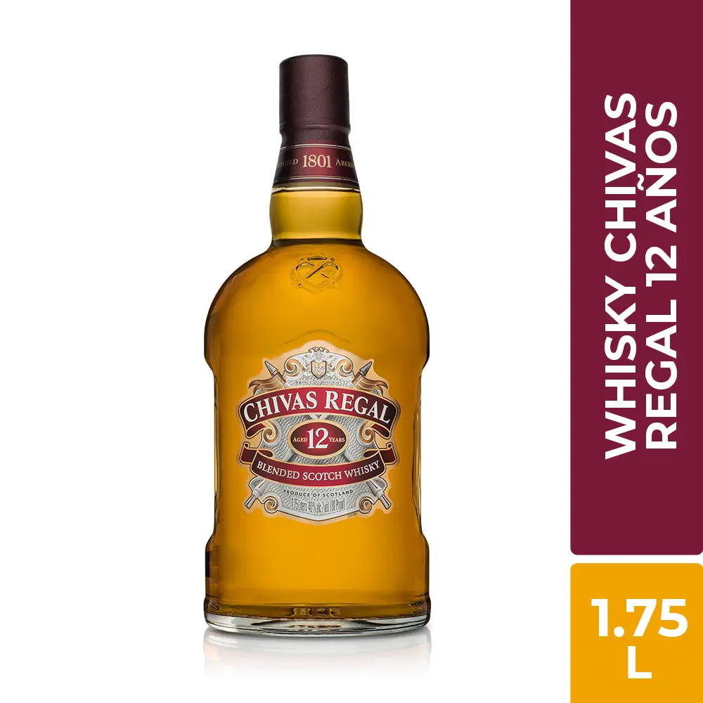 WHISKY CHIVAS REGAL 12 ANOS 1750ML