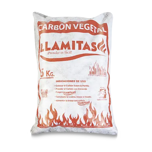 CARBON VEGETAL LLAMITAS 5KG