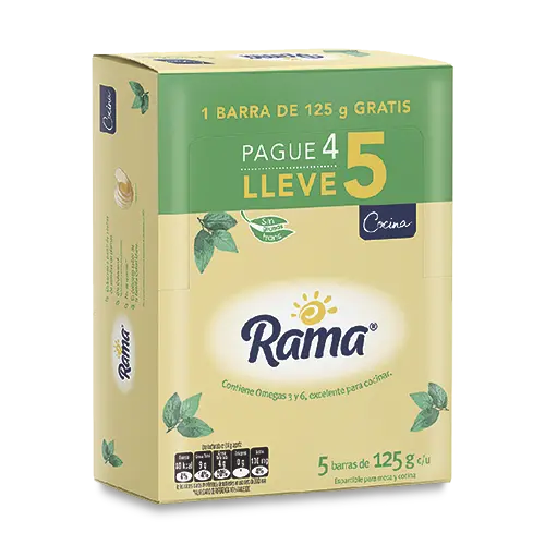 MARGARINA RAMA 125G PAGUE 4 LLEVE 5U