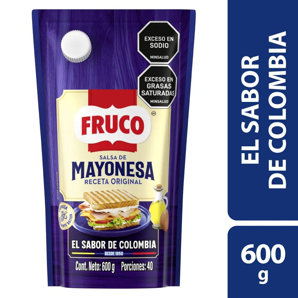 MAYONESA FRUCO HUEVOS DE CAMPO DOYPACK 600G
