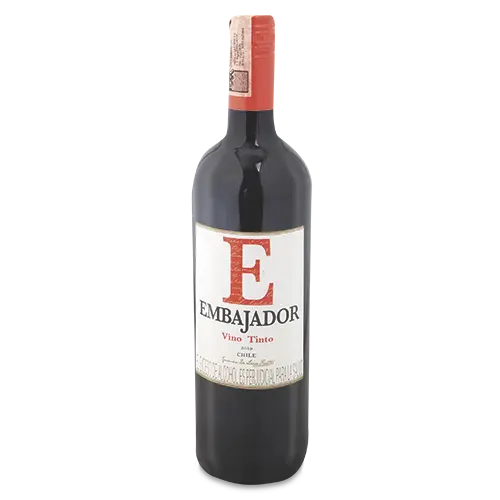 VINO CHILENO EMBAJADOR TINTO 750ML