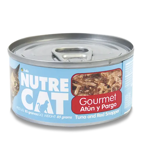 Alimento Gato Nutrecat Gourmet Atun Y Pargo 85 g