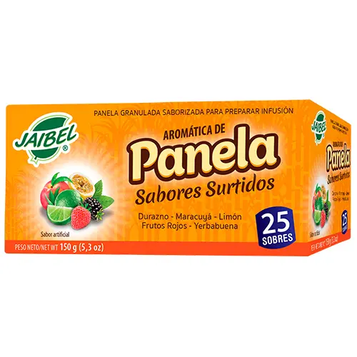 AROMATICA JAIBEL PANELA SURTIDA 25U