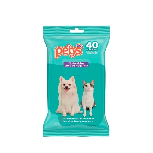 Pano Humedo Petys Clorhexidina 40U