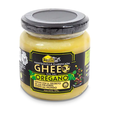 MANTEQUILLA GHEE CLARIFICADA KARANVANSAY OREGANO 175G