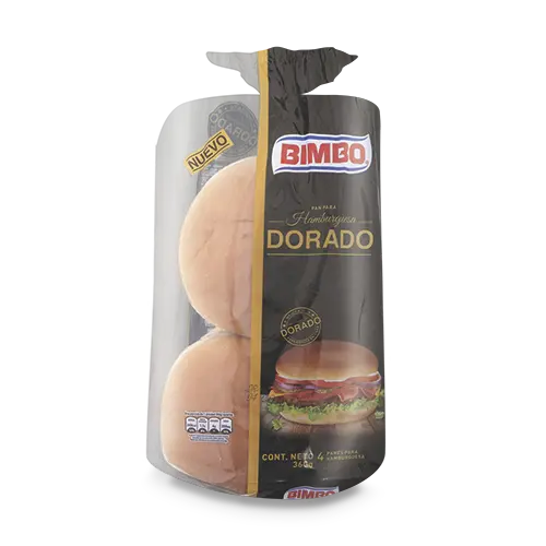 PAN HAMBURGUESA DORADO BIMBO360G
