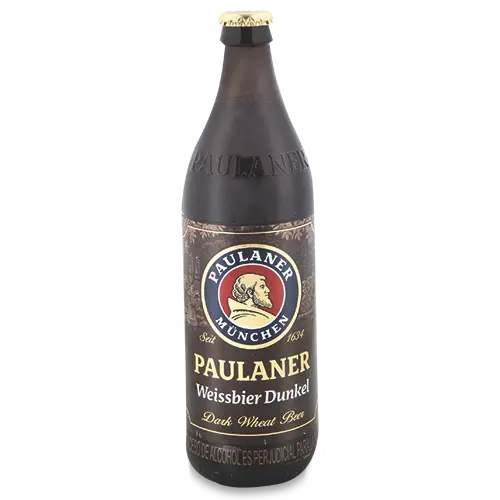 CERVEZA PAULONER DUNKEL BOTELLA 500ML