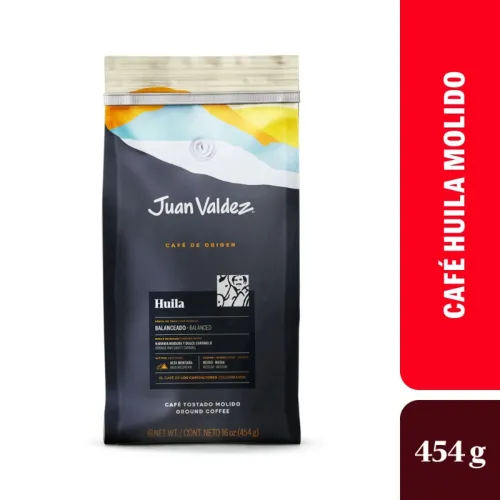 CAFE MOLIDO HUILA JUAN VALDEZ 454G