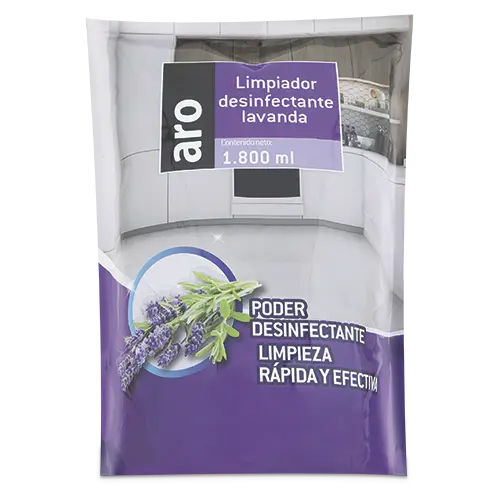 LIMPIADOR DESINFECTANTE ARO LAVANDA DOYPACK 1800ML