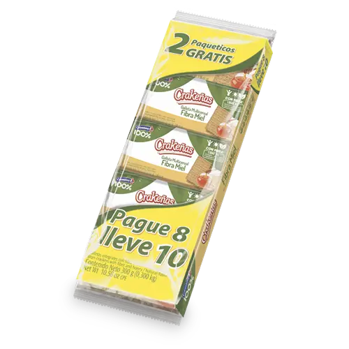 GALLETA MULTICEREAL MIEL COLOMBINA PAGUE 8 LLEVE 10