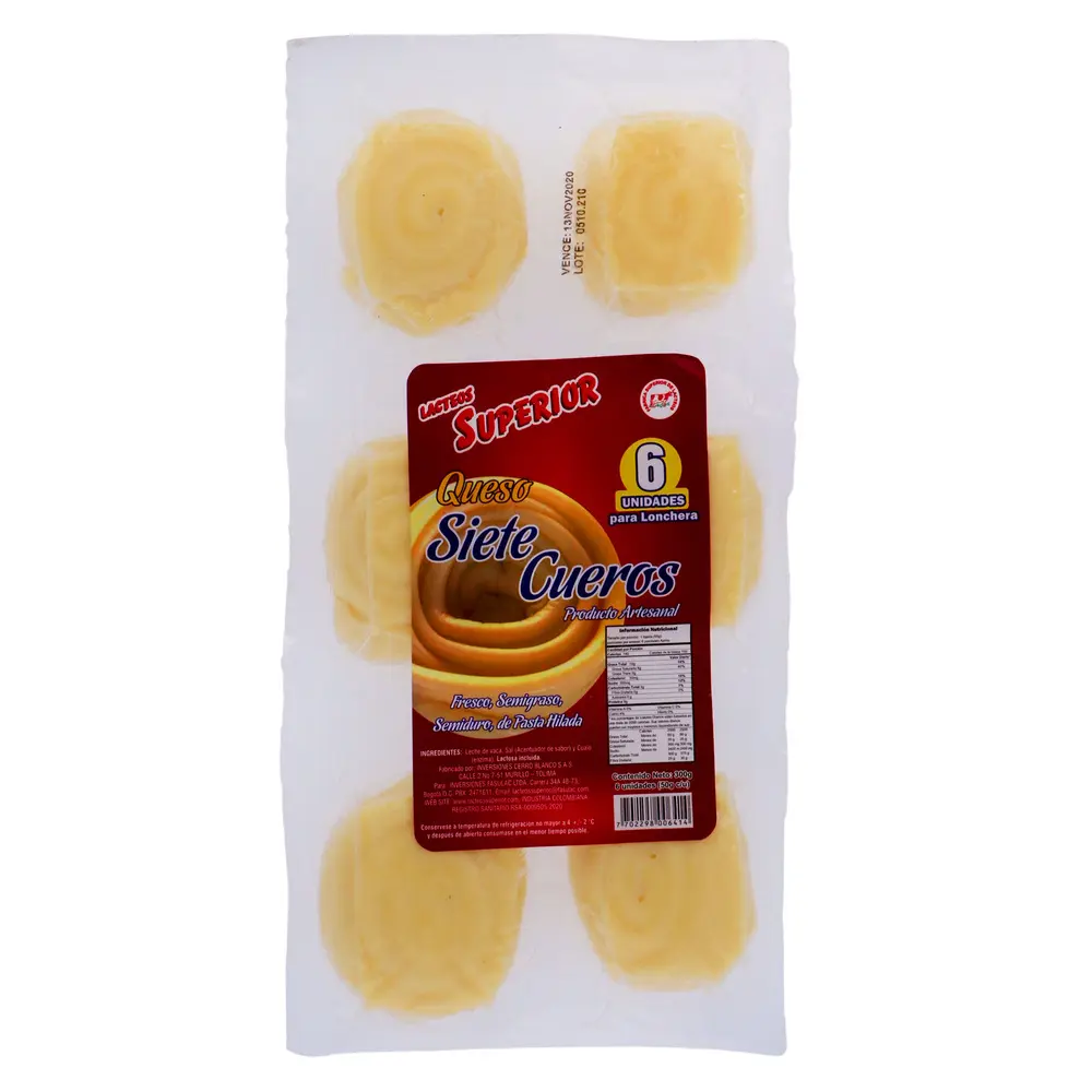 QUESO SIETE CUEROS SUPERIOR 6UEN300G