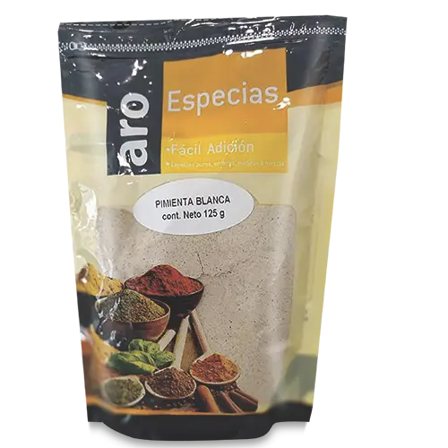 PIMIENTA BLANCA MOLIDA ARO 125G