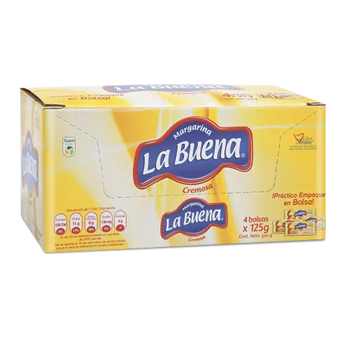 MARGARINA CREMOSA LA BUENA 125GX4U