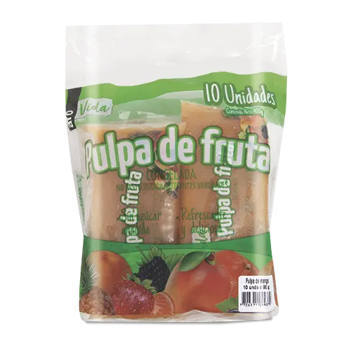PULPA DE FRUTA CONGELADA DE MANGO ARO VIDA 90GX10U