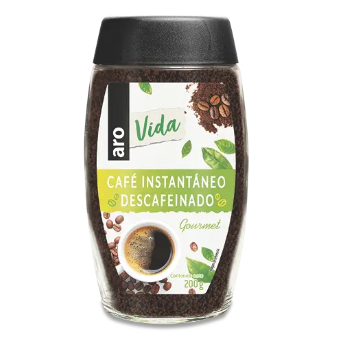 CAFE INSTANTANEO DESCAFEINADO ARO VIDA 200G
