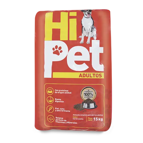 ALIMENTO PARA PERROS HI PET 15KG