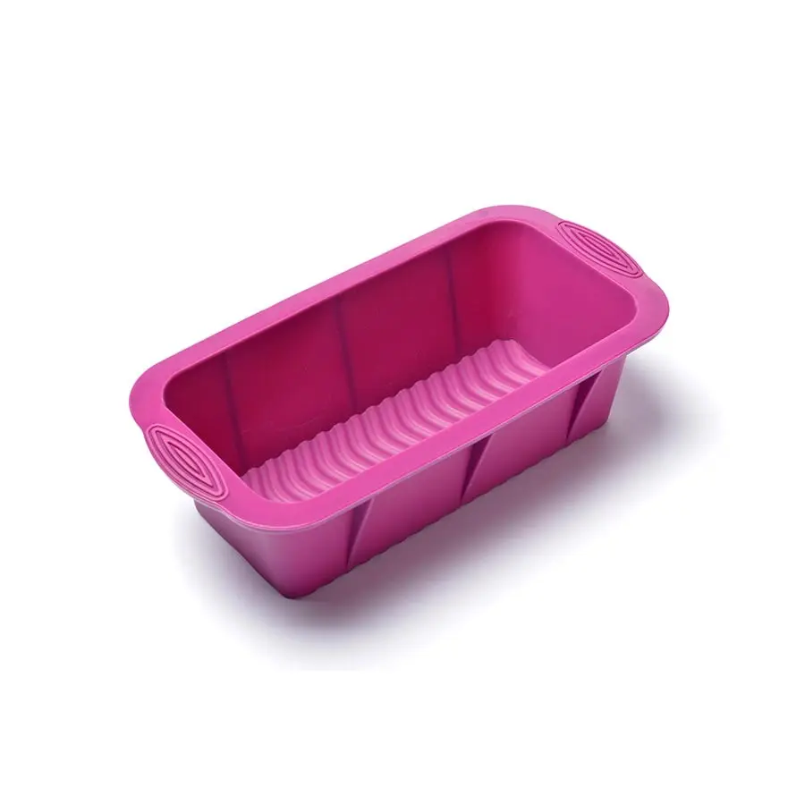 MOLDE DE SILICONA RECTANGULAR MORADO PRESS 21,5X10X7CM