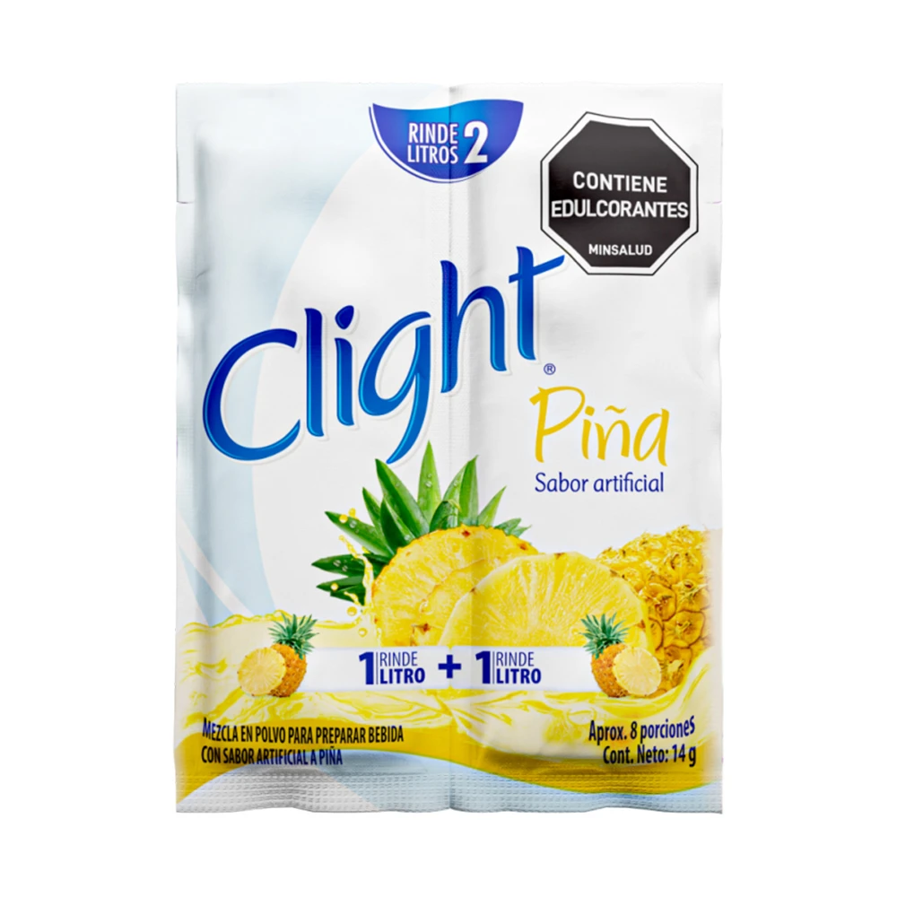 REFRESCO EN POLVO CLIGHT PIÑA 14GEN2U