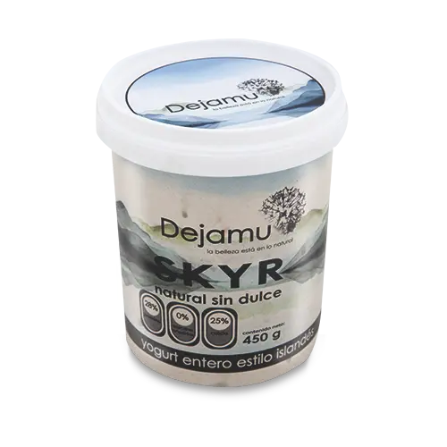 YOGUR SKYR DEJAMU NATURAL SIN DULCE 450G