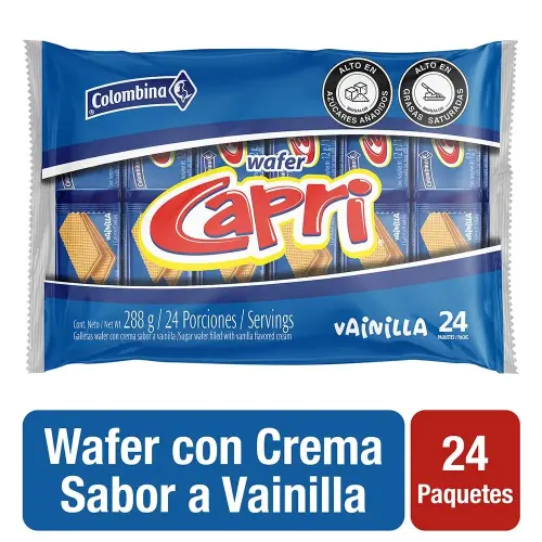 GALLETAS CAPRI VAINILLA 288GEN24U