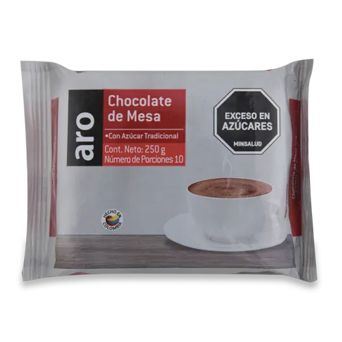 CHOCOLATE DE MESA CON AZUCAR ARO 250G