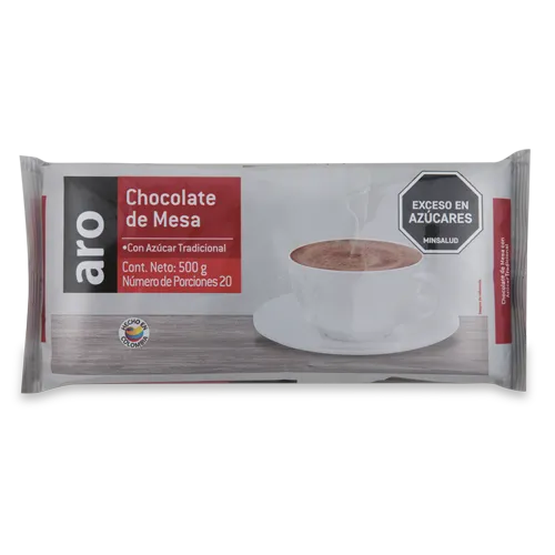 CHOCOLATE DE MESA CON AZUCAR ARO 500G
